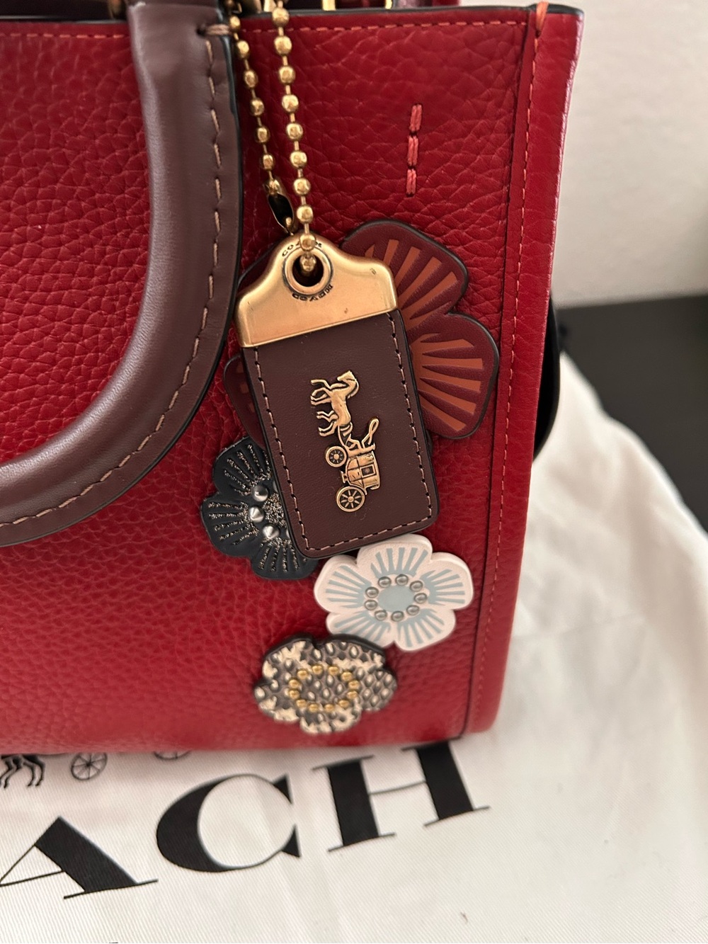 Coach Rogue 25 Bag Tea Roses - Picture 4 of 12